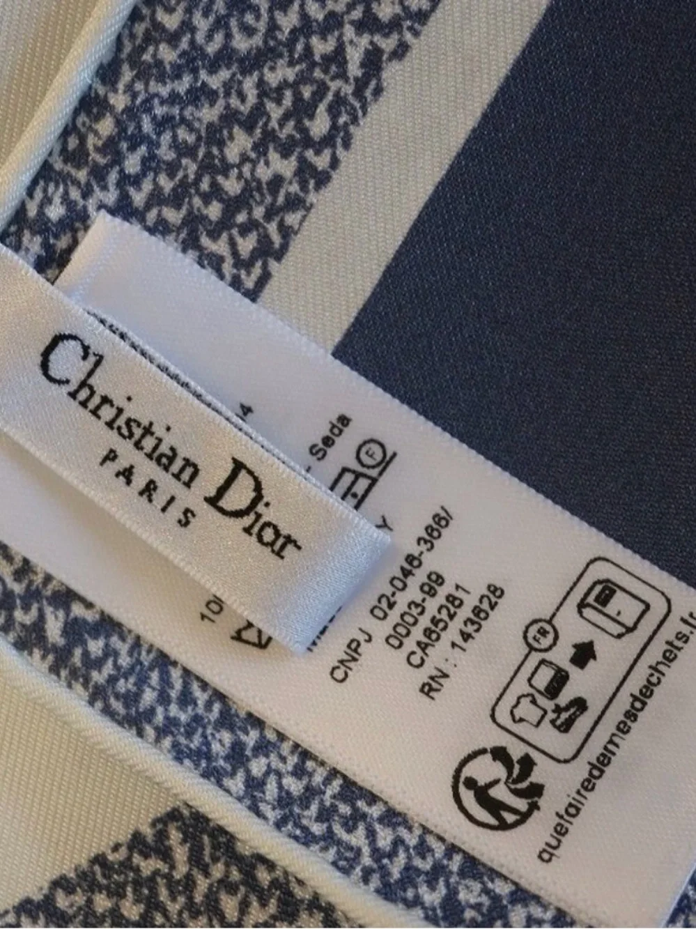 NIB Women’s Dior Chardon 90 100% Silk Pietro Ruffin Floral Square Scarf